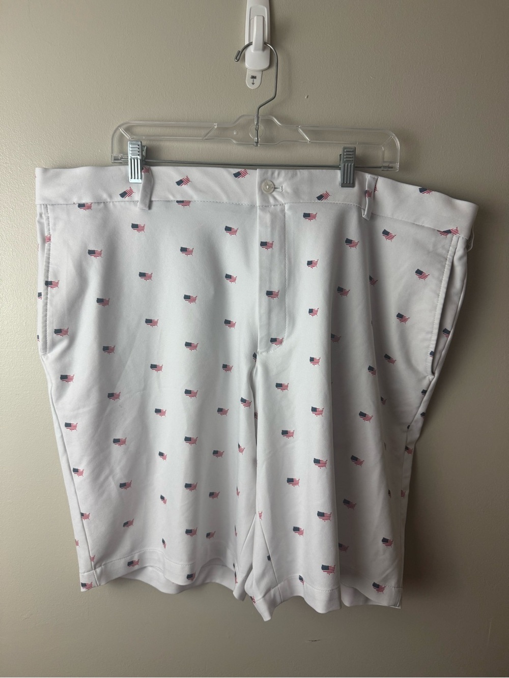 Walter Hagen Golf Shorts Patriotic United States Pattern 4th of July Size 42